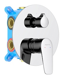 Aquatek Смеситель для душа и ванны Бетта AQ1147CR хром – фотография-1