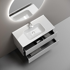 Sancos Тумба под раковину Snob R 90 bianco SNR90W – фотография-5