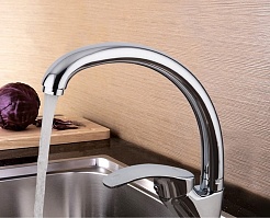 Frap Смеситель для кухни H36 F4136-B хром – фотография-2