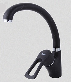Frap Смеситель для кухни F4166-7 черный – фотография-1