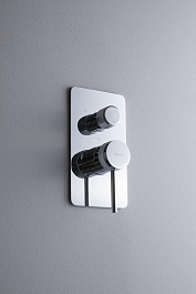 Allen Brau Смеситель для ванны Priority 5.31A11-00 (с внутренней частью, 3 выхода) хром – фотография-3