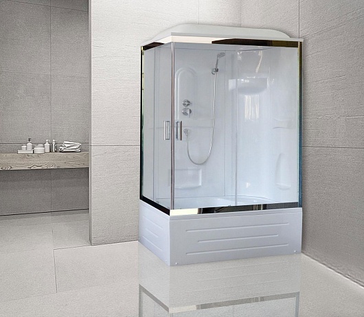 Royal Bath Душевая кабина RB 8120BP1-T-CH правая – фотография-2