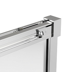 Vincea Душевой уголок Stella 130x80 VSR-1ST8013CL профиль хром стекло прозрачное – фотография-7