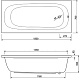 Cezares Акриловая ванна Piave 150x70 – картинка-6