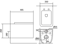 Aquatek Унитаз подвесной Либра New AQ1148N-00 – фотография-5