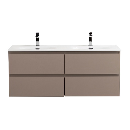 BelBagno Тумба с раковиной Kraft 120-2 подвесная Бежевый матовый – фотография-2