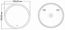 Mixline Зеркало Мия 70 – фотография-3