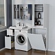 СанТа Мебель для ванной под стиральную машину Лондон 90 L белая – картинка-19