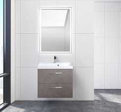 BelBagno Тумба с раковиной AURORA 600 Pietra Grigio – фотография-2