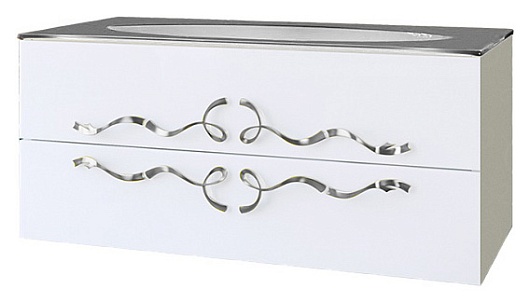 Clarberg Мебель для ванной "Due Amanti 100" ручки хром – картинка-5