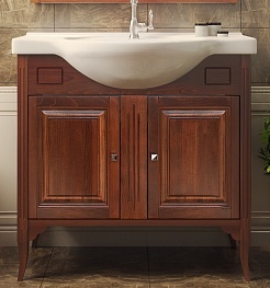 Opadiris Тумба под раковину Глория 85 орех – фотография-1