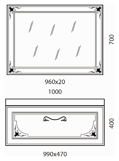  Мебель для ванной "Regale" белая – фотография-2
