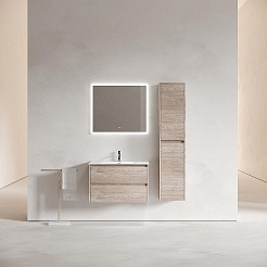 Sancos Мебель для ванной Libra 80 дуб галифакс натуральный – фотография-3