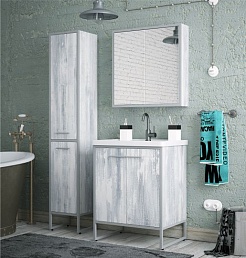 Corozo Мебель для ванной Айрон 60, серый/арт – фотография-4