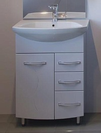 ASB-Mebel Тумба с раковиной Грета 60 напольная – фотография-1