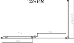Vincea Душевой уголок Slim-N 120x90 VSR-4SN9012CLG профиль брашированное золото стекло прозрачное – фотография-6