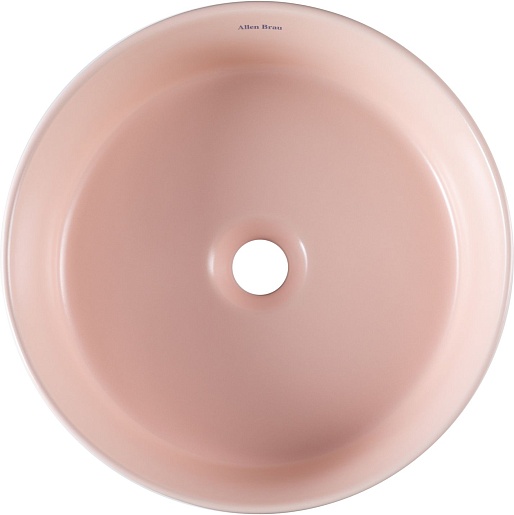 Allen Brau Мебельная накладная раковина Fantasy Romb 36 4.11033.SM розовый – фотография-2