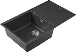 Florentina Мойка кухонная Тоскана 860 черная – фотография-2