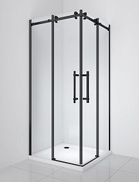 BelBagno Душевой уголок Marino 90/90 MARINO-A-2-90-C-NERO – фотография-1