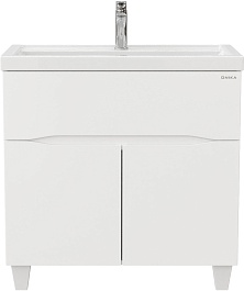 Onika Мебель для ванной Стрим 80.12 белая – фотография-7