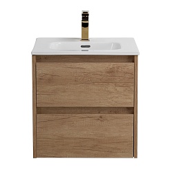 BelBagno Тумба с раковиной Kraft 50 подвесная Rovere Nebrasca Nature – фотография-2