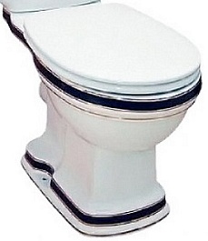 Creavit Чаша для унитаза Klasik KL310.000K0 с биде – фотография-1