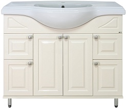 Misty Тумба под раковину Жардин 105 светло-бежевая – фотография-1