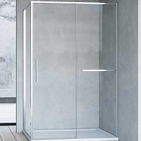 Vincea Душевой уголок Slim Soft 120x100 VSR-1SS1012CL профиль хром стекло прозрачное