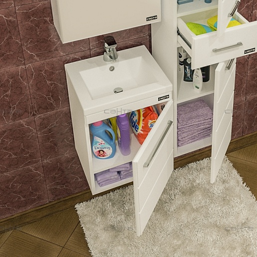 СанТа Мебель для ванной Омега 40 Andrea подвесная – фотография-2