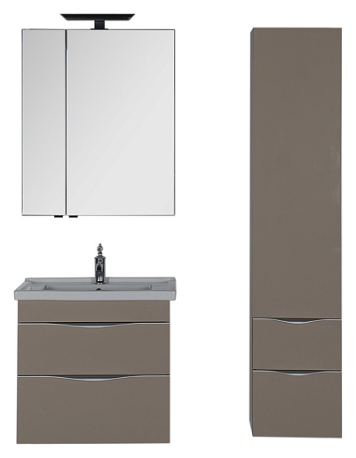 Aquanet Мебель для ванной "Эвора 70" капучино – фотография-4