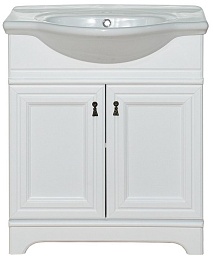 Misty Мебель для ванной Лувр 75 белая – фотография-9