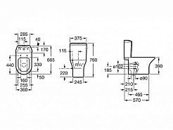 Roca Крышка-сиденье Leon Slim ZRU9302943 с микролифтом – фотография-2