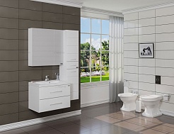 СанТа Тумба для умывальника Омега 70 подвесная – фотография-2