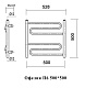 Domoterm Полотенцесушитель Офелия П6 500*500 – фотография-8