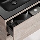 Sancos Тумба с раковиной Libra Floor 80 дуб галифакс натуральный раковина Element 81 CN7005MB – картинка-14