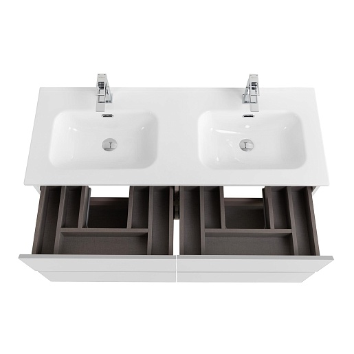 BelBagno Тумба под раковину Kraft 120-2 подвесная Bianco Opaco – фотография-6