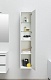 Aquanet Шкаф пенал Lino 35 подвесной белый матовый – фотография-22