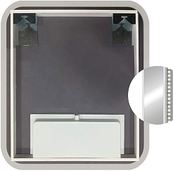 Teymi Зеркало Ritta 60х80 Led с сенсорным выключателем – фотография-8