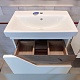 Бриклаер Мебель для ванной Брайтон 60 белая матовая/дуб кера – фотография-33