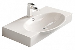 Акватон Мебель для ванной "Инфинити 76" белая, зеркало-шкаф – фотография-2