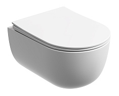 Ceramicanova Подвесной унитаз Modena Rimless CN6063MW белый матовый