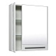 Runo Зеркало-шкаф для ванной Мира 65 белый – фотография-14