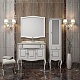 Opadiris Мебель для ванной Лаура 100 белая, мраморная столешница – фотография-17