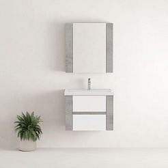 Onika Тумба с раковиной Стоун 70.13 Ателье светлое – фотография-9