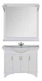 Aquanet Мебель для ванной Валенса 110 белая (180451) – фотография-3