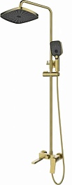 Esbano Система душевая Celine (DS-SG) 107/167 брашированное золото – фотография-1