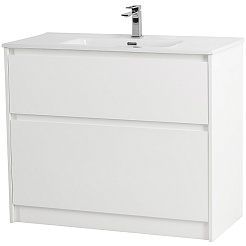 BelBagno Тумба под раковину Kraft 100 напольная Bianco Opaco – фотография-3