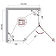 BelBagno Душевой уголок Kraft 90/90 KRAFT-P-1-90-C-Cr-R стекло прозрачное – фотография-12