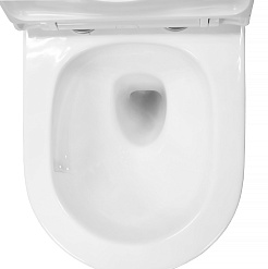 Azario Унитаз подвесной Nove AZ-9312T безободковый белый – фотография-11