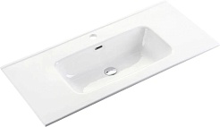 Sancos Тумба с раковиной Norma 2.0 90 белый глянец раковина Element 91 CN7002 – фотография-5